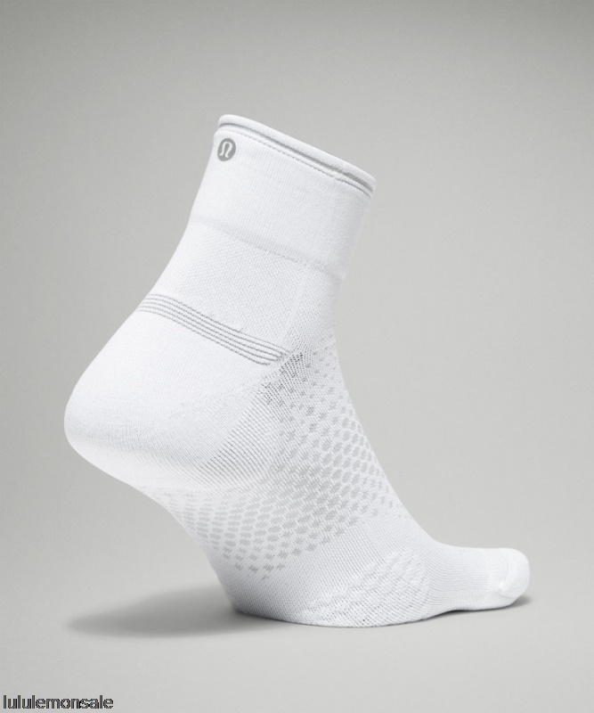 Lululemon Deutschland DELULU918 | Macropillow Knöchel Laufsocke Mitteldämpfend Weiß